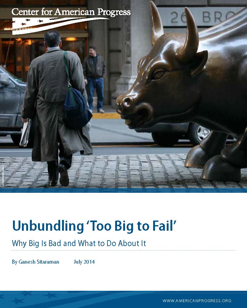 Unbundling ‘Too Big to Fail’