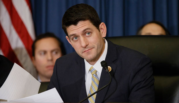 Rep. Paul Ryan listens during a hearing