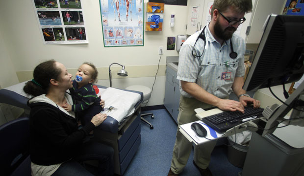 Doctor and child