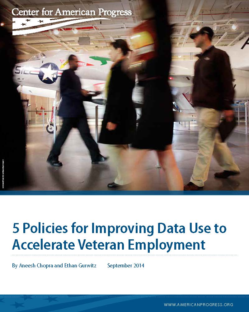 5 Policies for Improving Data Use to Accelerate Veteran Employment