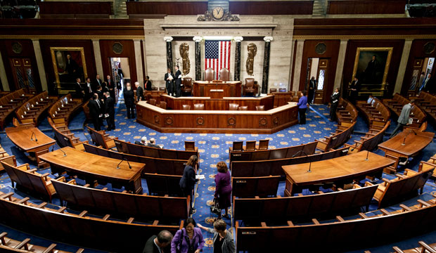 empty House chamber