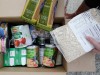 The contents of a prepared box are displayed for a research project.