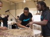 Teens work