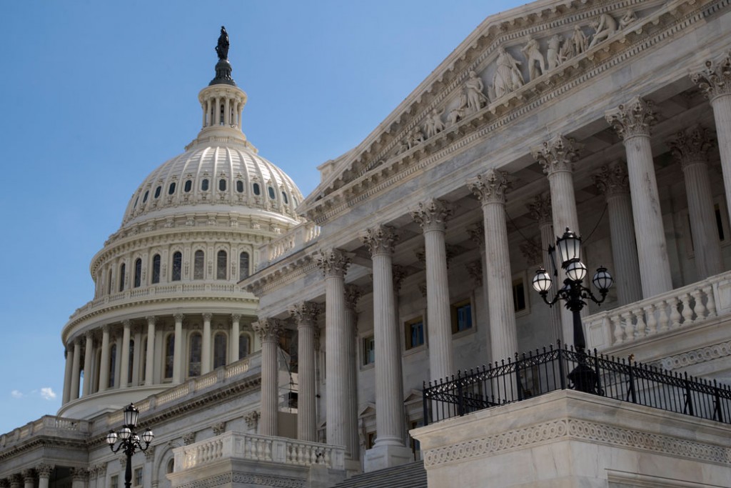 The Senate and Capitol Dome are seen on Capitol Hill in Washington, Monday, June 26, 2017.