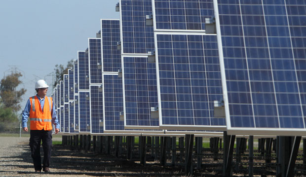 California solar panels