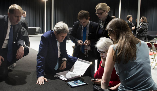 Kerry at Iran nuclear talks