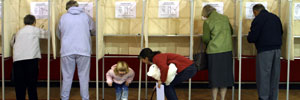 Voting booth