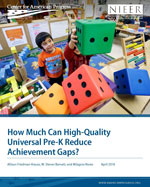 How Much Can High-Quality Universal Pre-K Reduce Achievement Gaps?